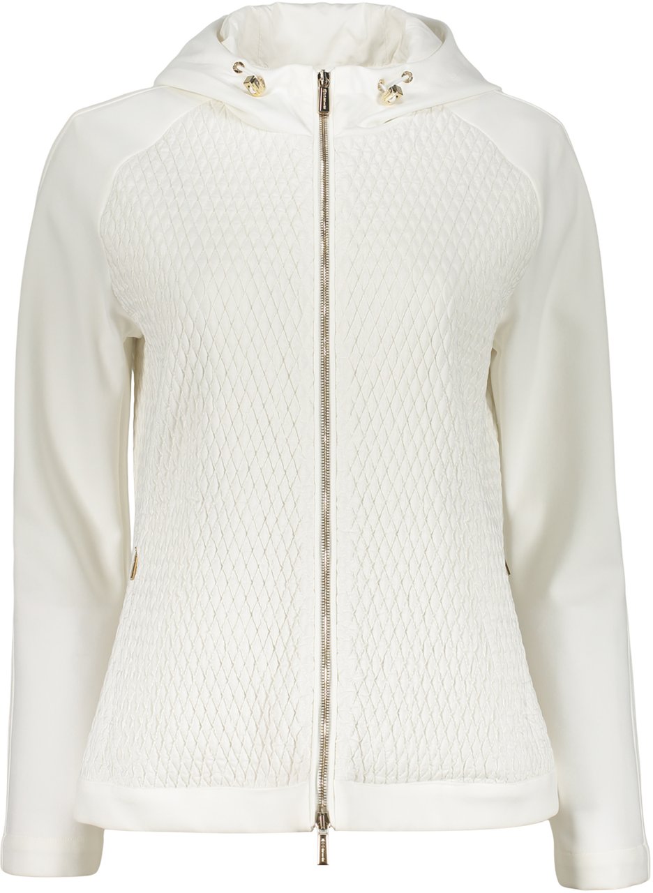 Moorer Full-zip jacket with hood Wit