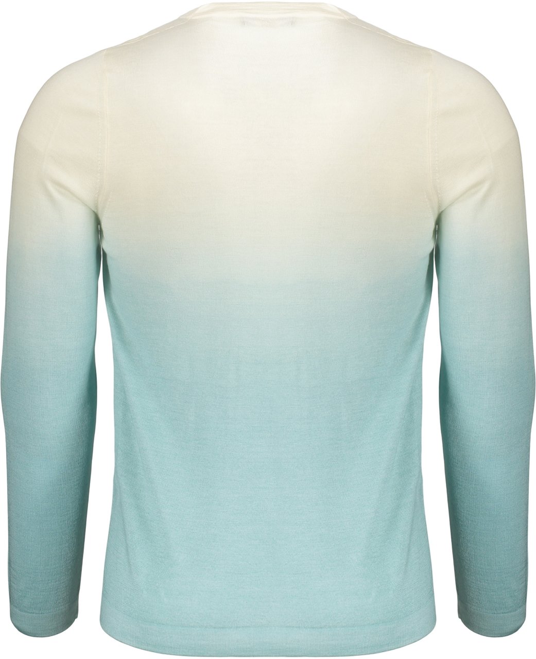 Moorer Wool blend t-shirt Blauw