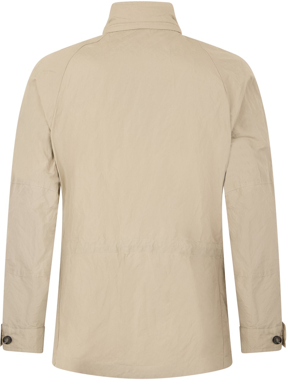 Moorer Light Beige Jacket with Button Closure Neutraal