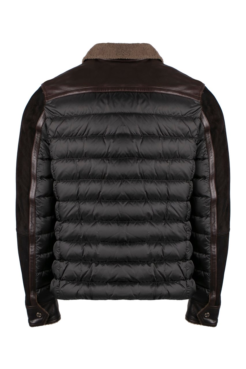 Moorer Duilio suede jacket Bruin