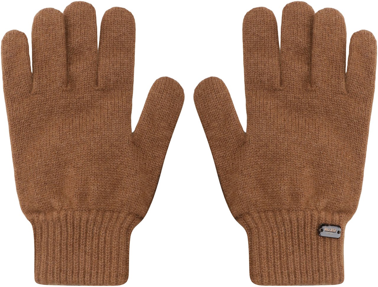 Moorer Easton Knitted gloves Bruin