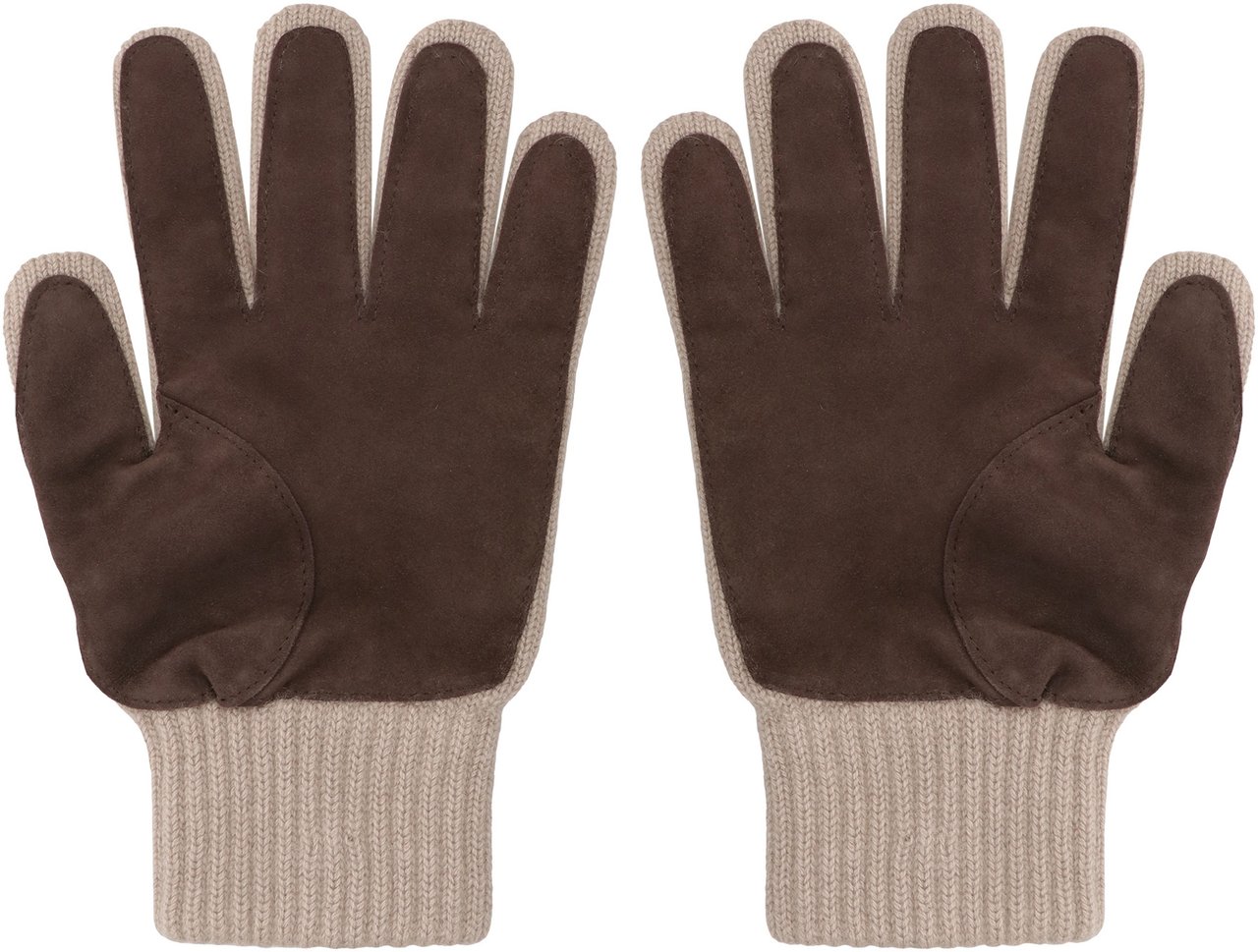 Moorer Easton Knitted gloves Beige