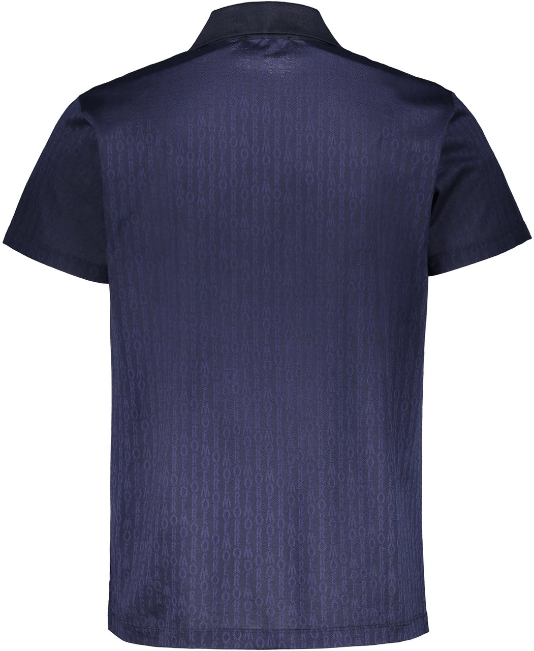 Moorer Cotton polo shirt Blauw