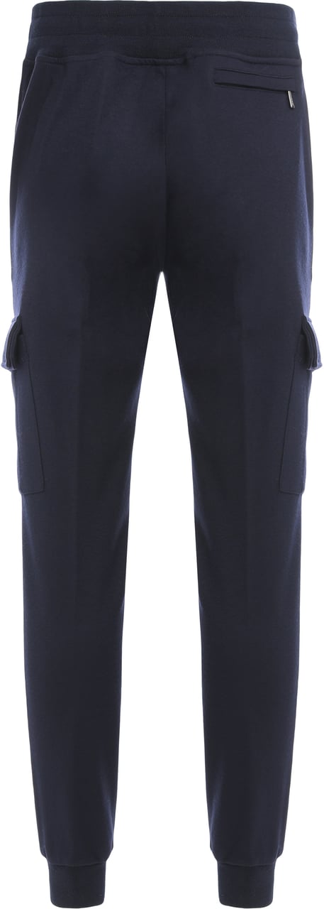 Moorer Track pants in cotton Navy