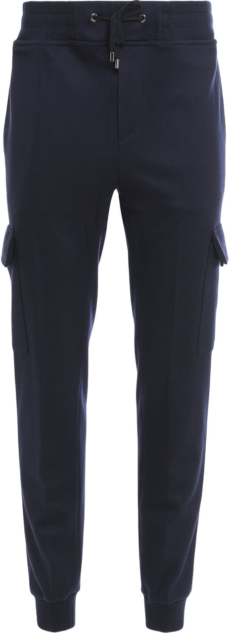 Moorer Track pants in cotton Navy