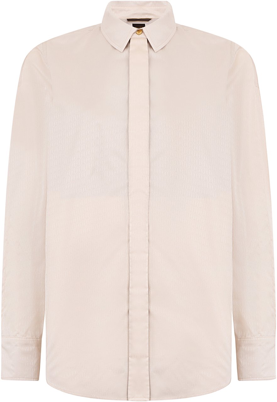 Moorer Light pink shirt with a casual and versatile design. Neutraal