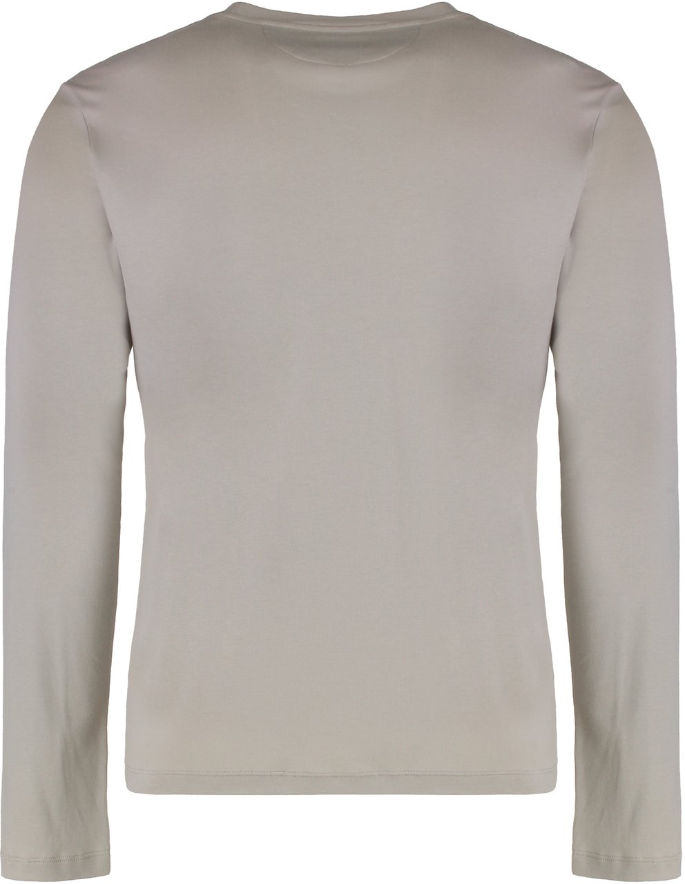 Moorer Long sleeve T-shirt in cotton and cashmere Neutraal