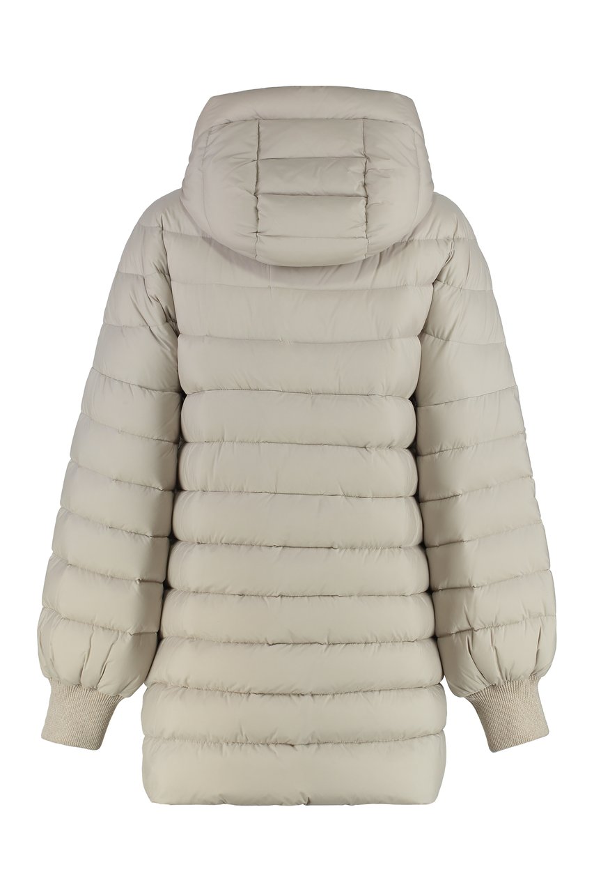 Moorer Etna Hooded down jacket Neutraal