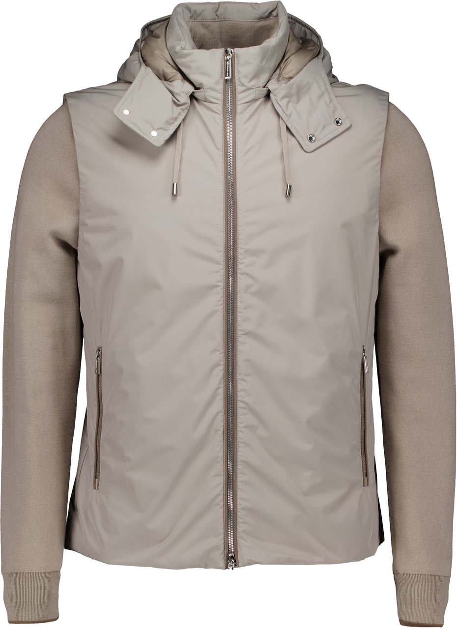 Moorer Moorer Mougi100852-tepa023 Gewatteerde Jassen Taupe Evan-stop Taupe