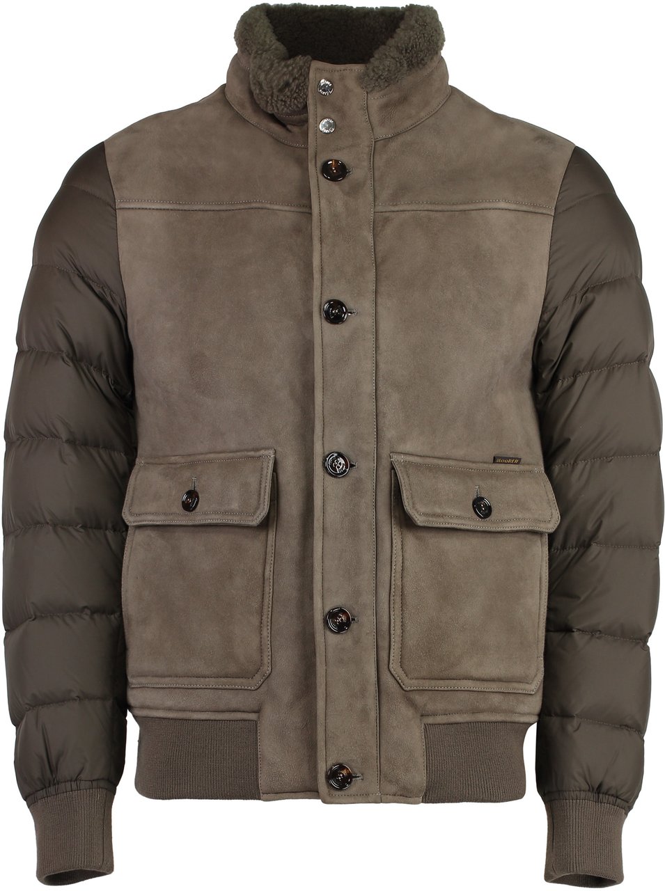 Moorer Fantoni Padded jacket Neutraal