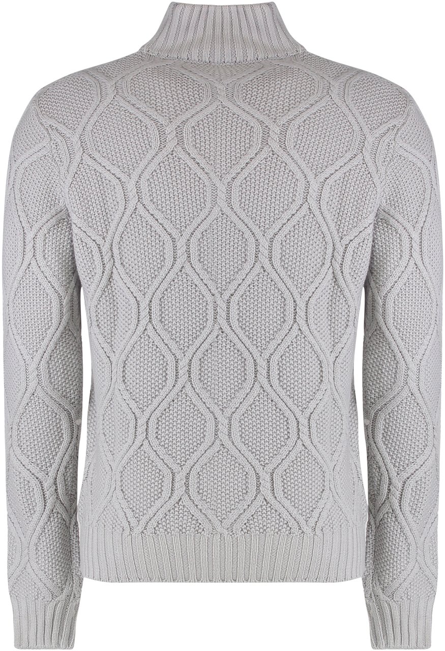 Moorer Fedro turtleneck sweater Neutraal