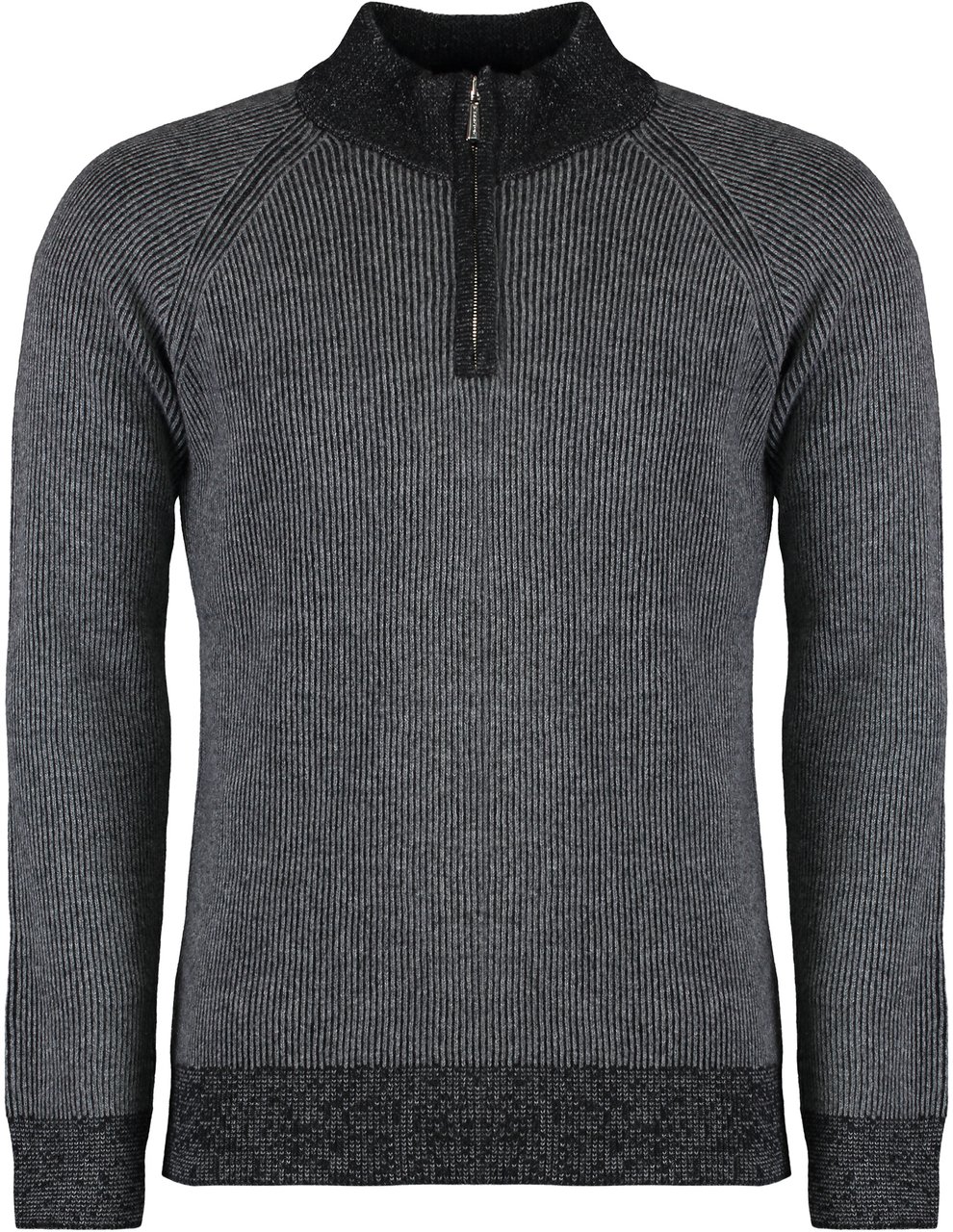 Moorer Fedro Wool and cashmere sweater Zwart