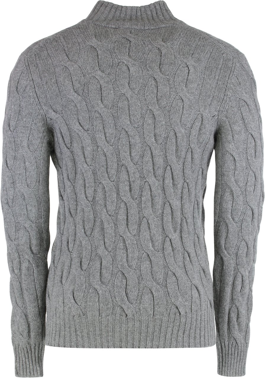 Moorer Cashmere turtleneck sweater Blauw