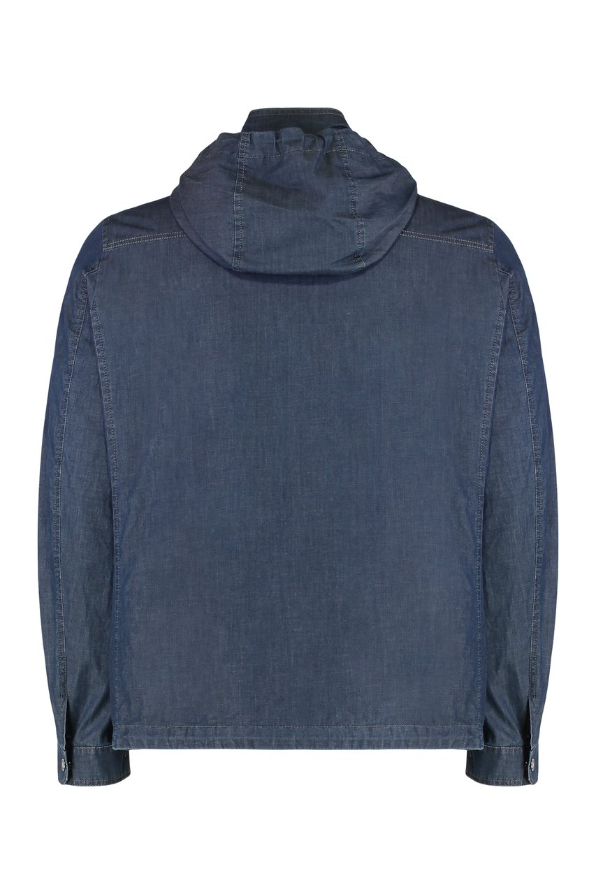 Moorer Denim jacket Blauw