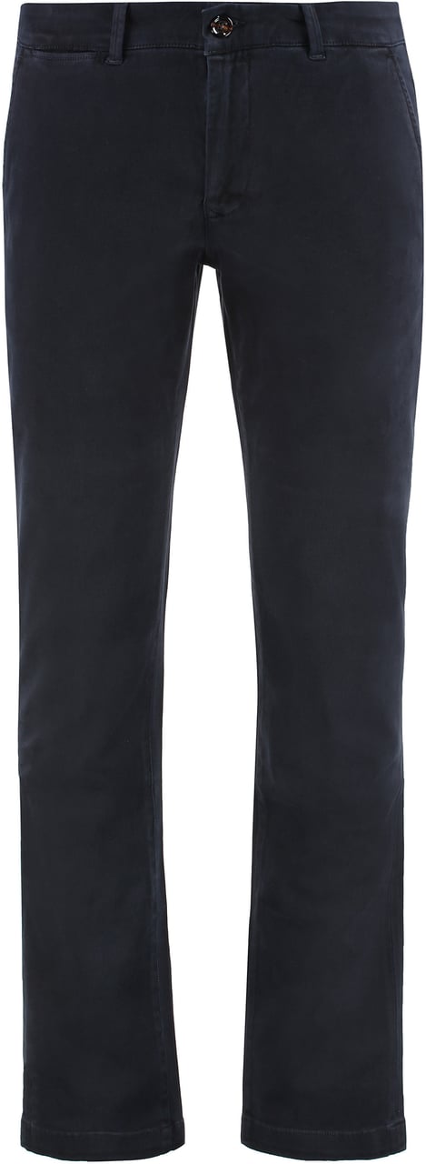 Moorer Filicudi stretch cotton trousers Blauw