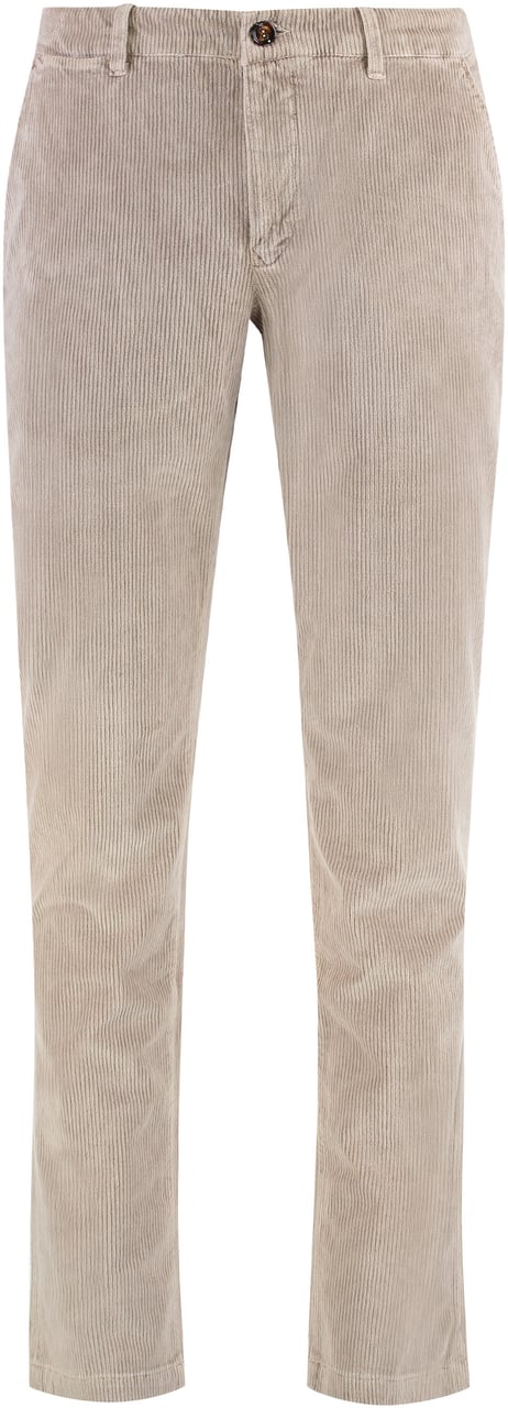 Moorer Filicudi corduroy trousers Neutraal