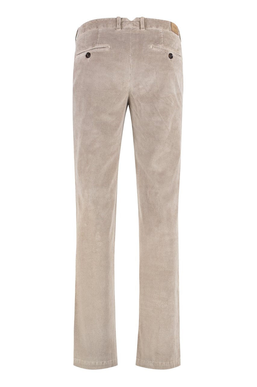 Moorer Filicudi corduroy trousers Neutraal
