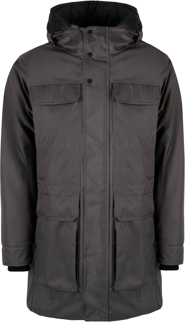 Moorer Fineo technical fabric parka Grijs