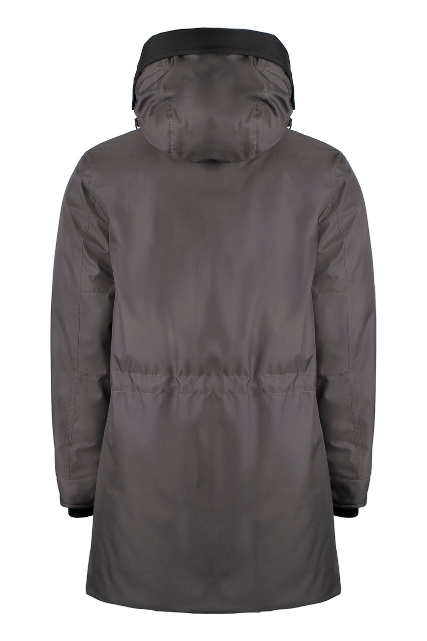 Moorer Fineo technical fabric parka Grijs