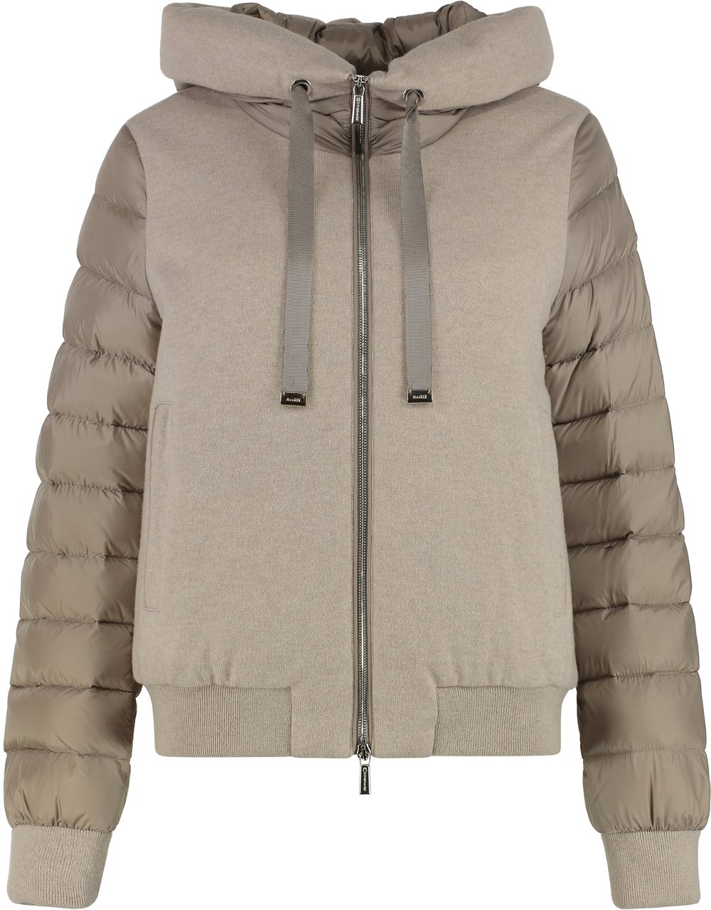 Moorer Flavia Hooded bomber Neutraal