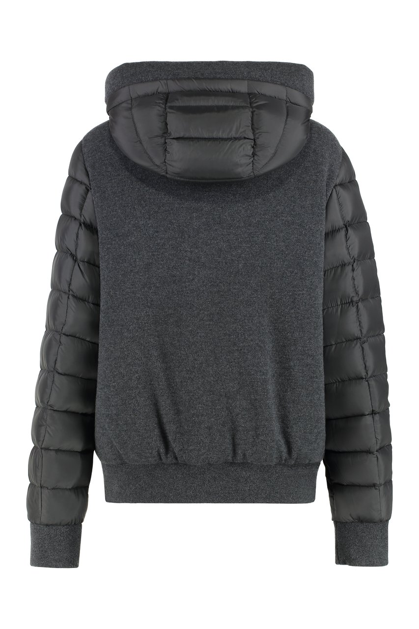 Moorer Flavia Hooded bomber Donkergrijs