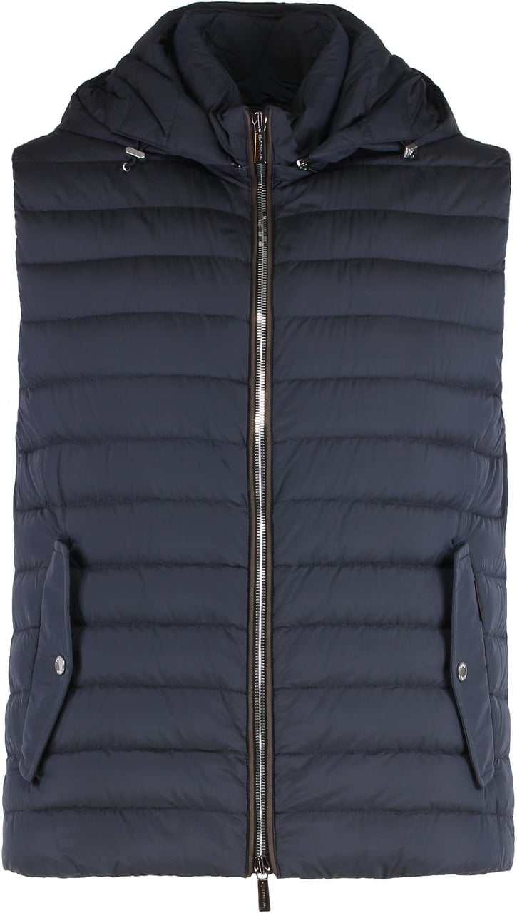 Moorer Padded gilet Navy