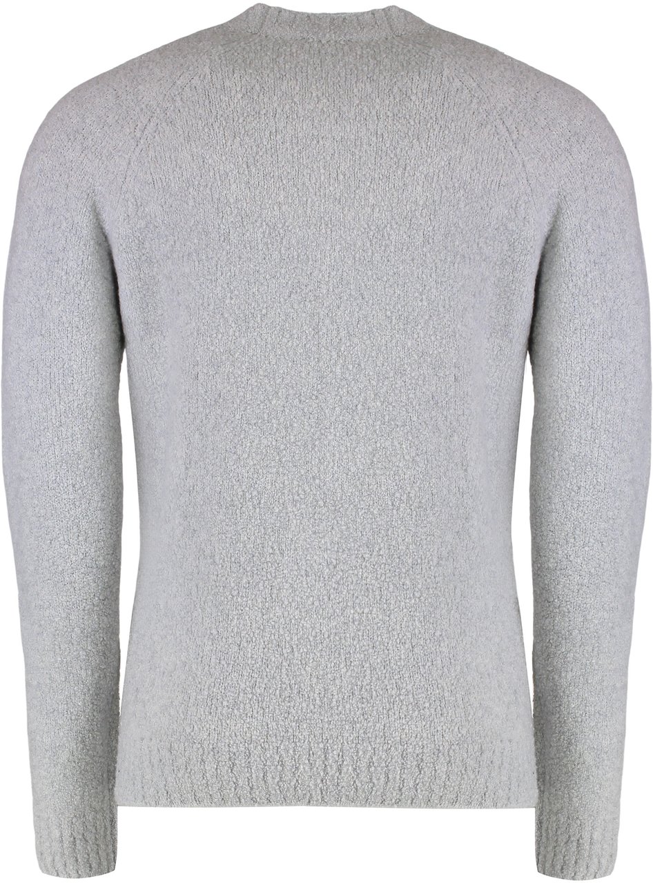 Moorer Crewneck sweater in wool blend Grijs