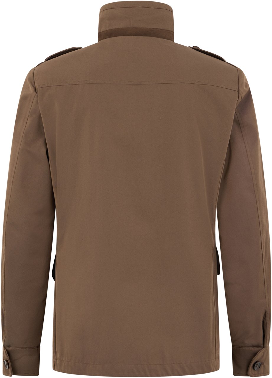 Moorer Brown modern double-breasted jacket, versatile and chic. Bruin