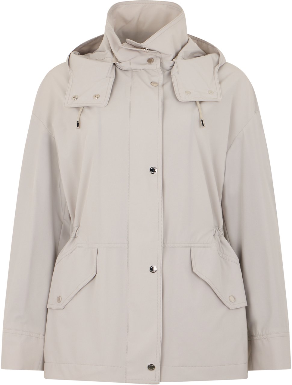 Moorer Light jacket with elegant hood Neutraal