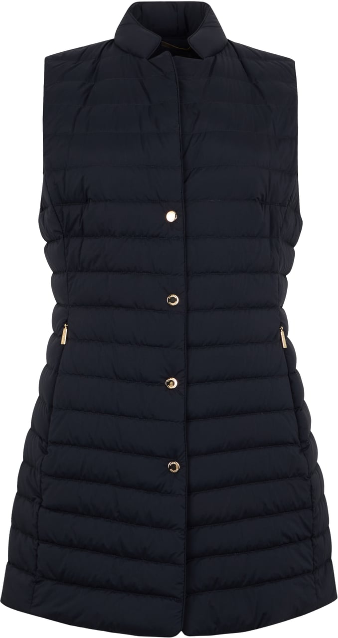 Moorer Dark blue vest ideal for any outfit. Blauw