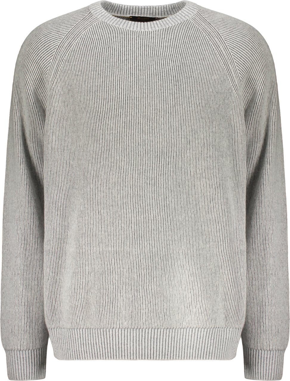 Moorer Gray crewneck sweater Wit