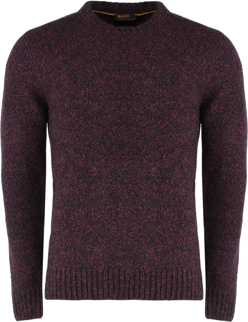 Moorer Crewneck sweater in cashmere Rood