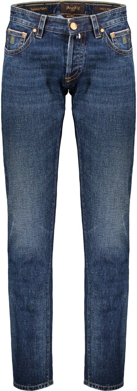 Moorer 5-pocket jeans Blauw