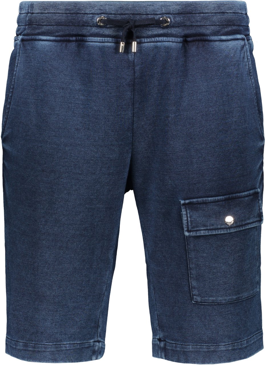Moorer Cotton bermuda shorts Blauw