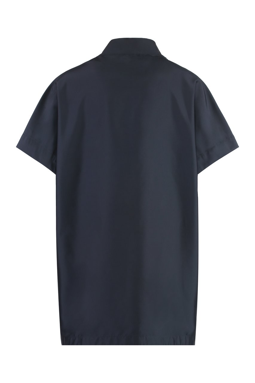 Moorer Grazia techno fabric jacket Navy