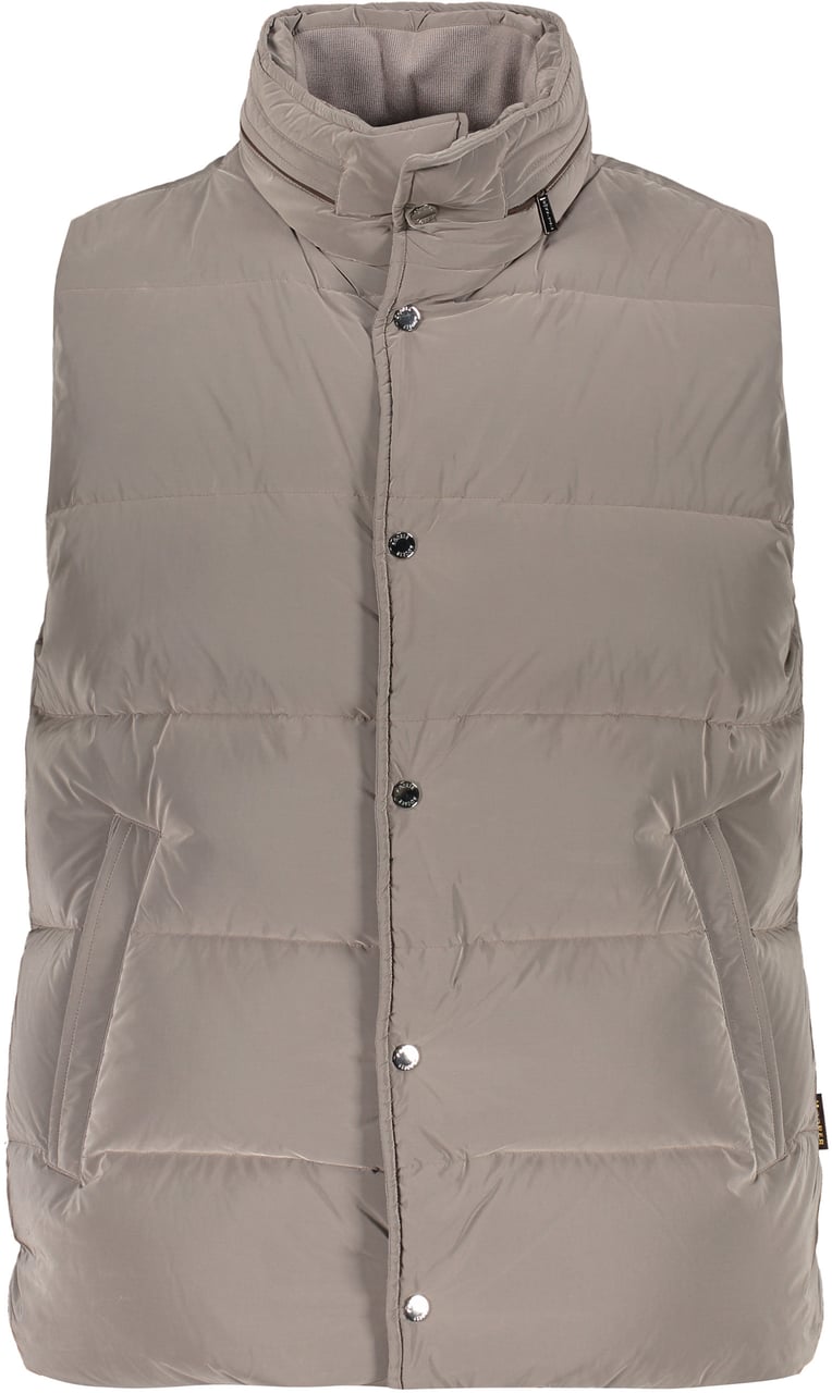 Moorer Beige padded vest elegant and versatile Beige