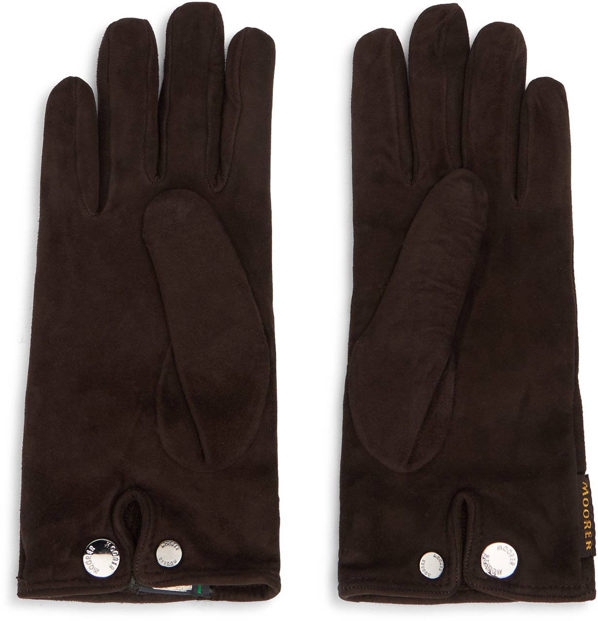 Moorer Suede gloves Bruin