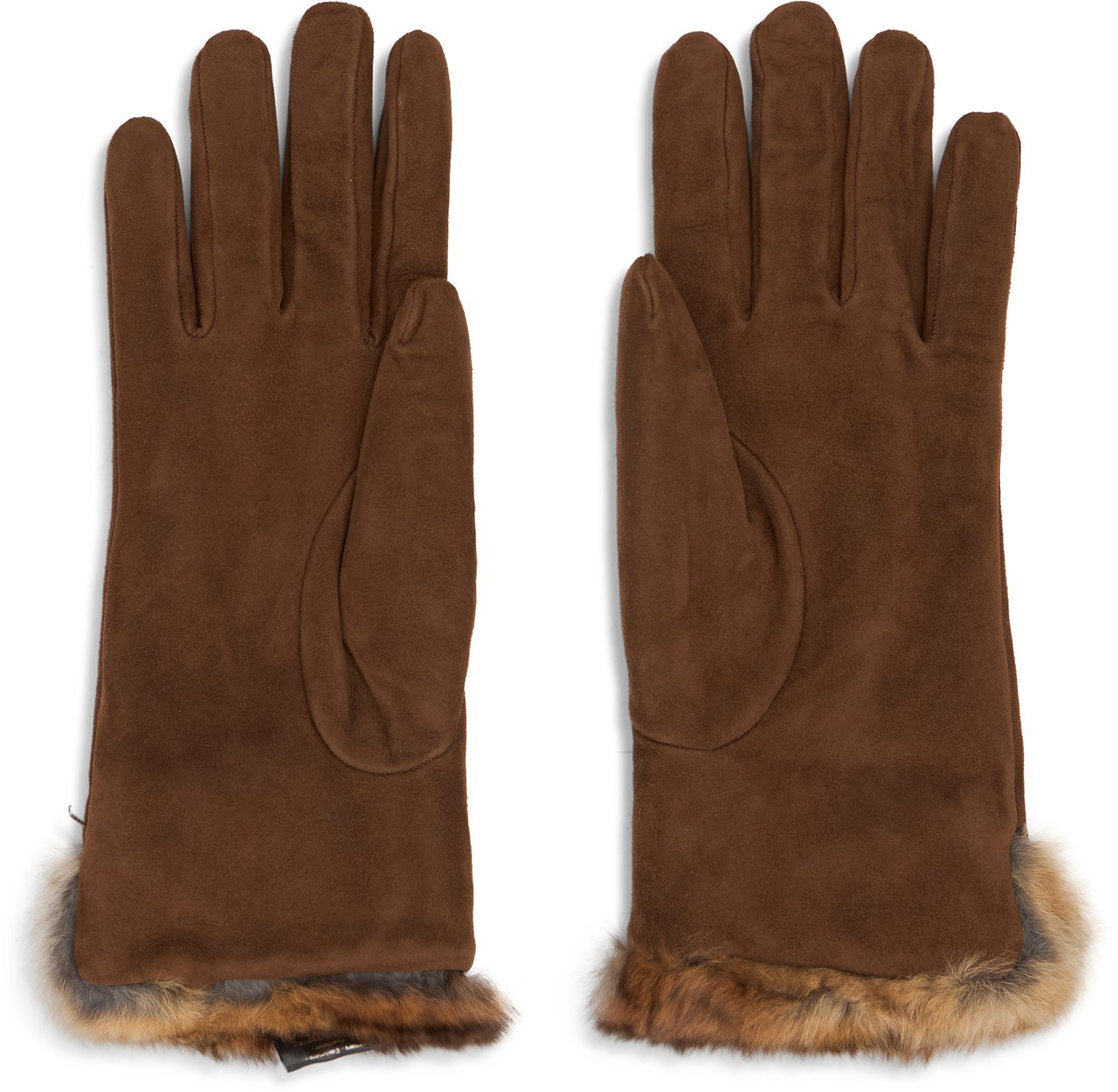 Moorer Elegant and durable brown leather gloves Neutraal