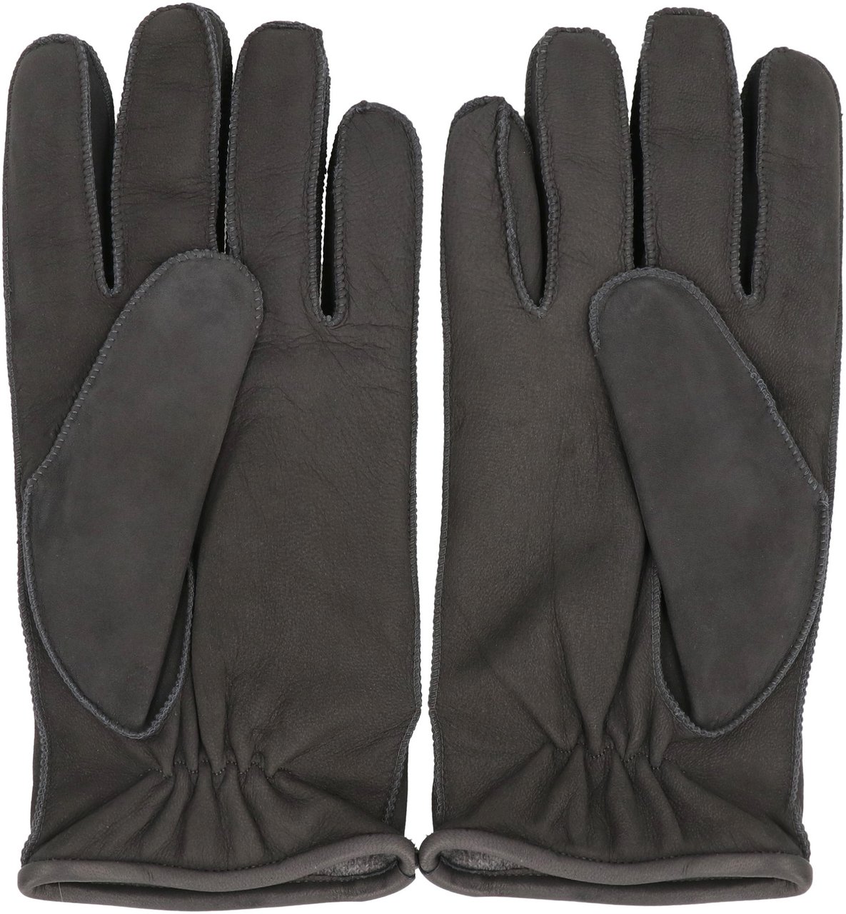 Moorer Halvard Leather gloves Grijs
