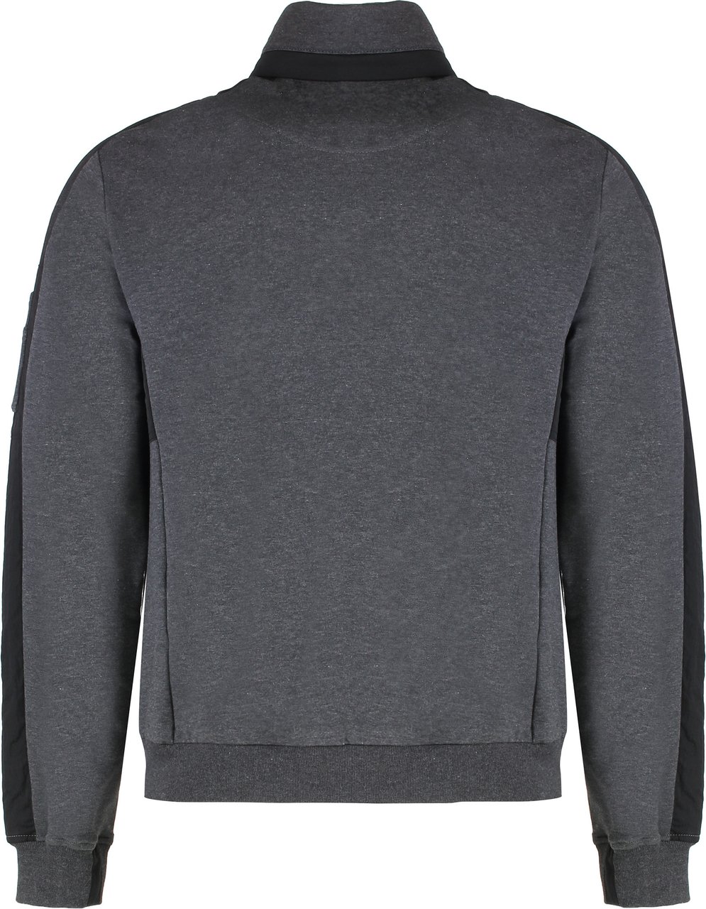 Moorer Hoodie with zipper in cotton Grijs