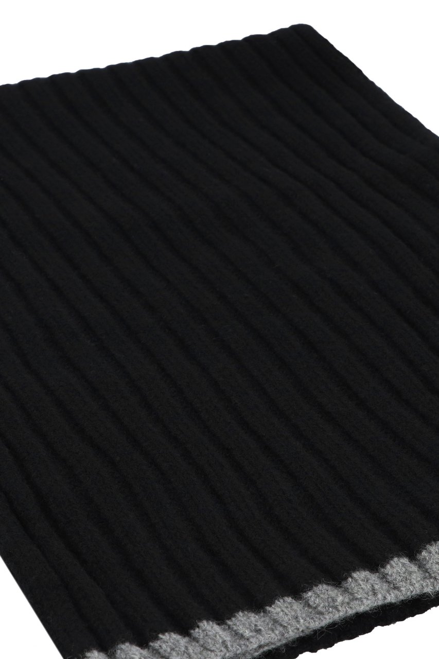 Moorer Hobart cashmere scarf Navy