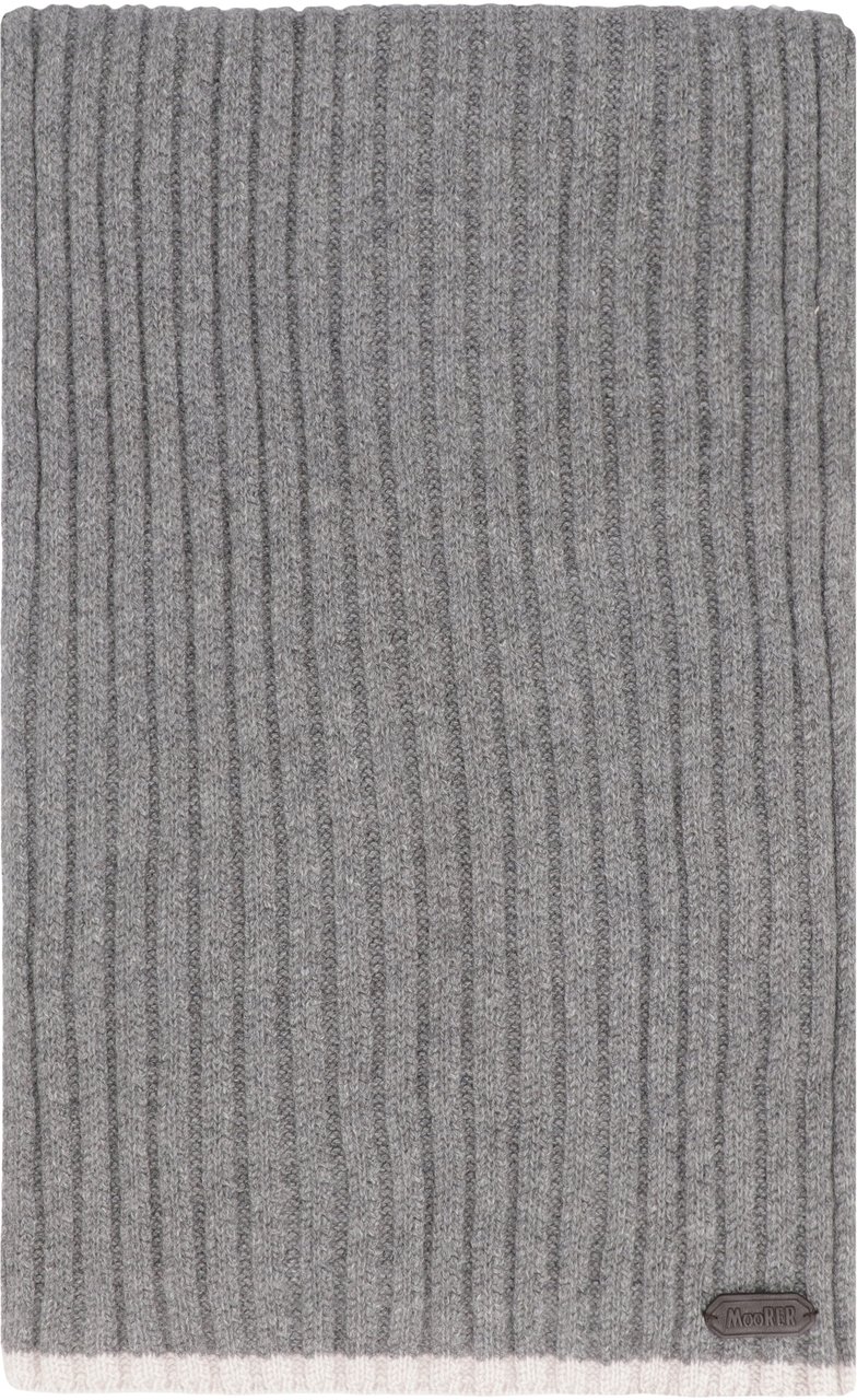 Moorer Hobart cashmere scarf Grijs