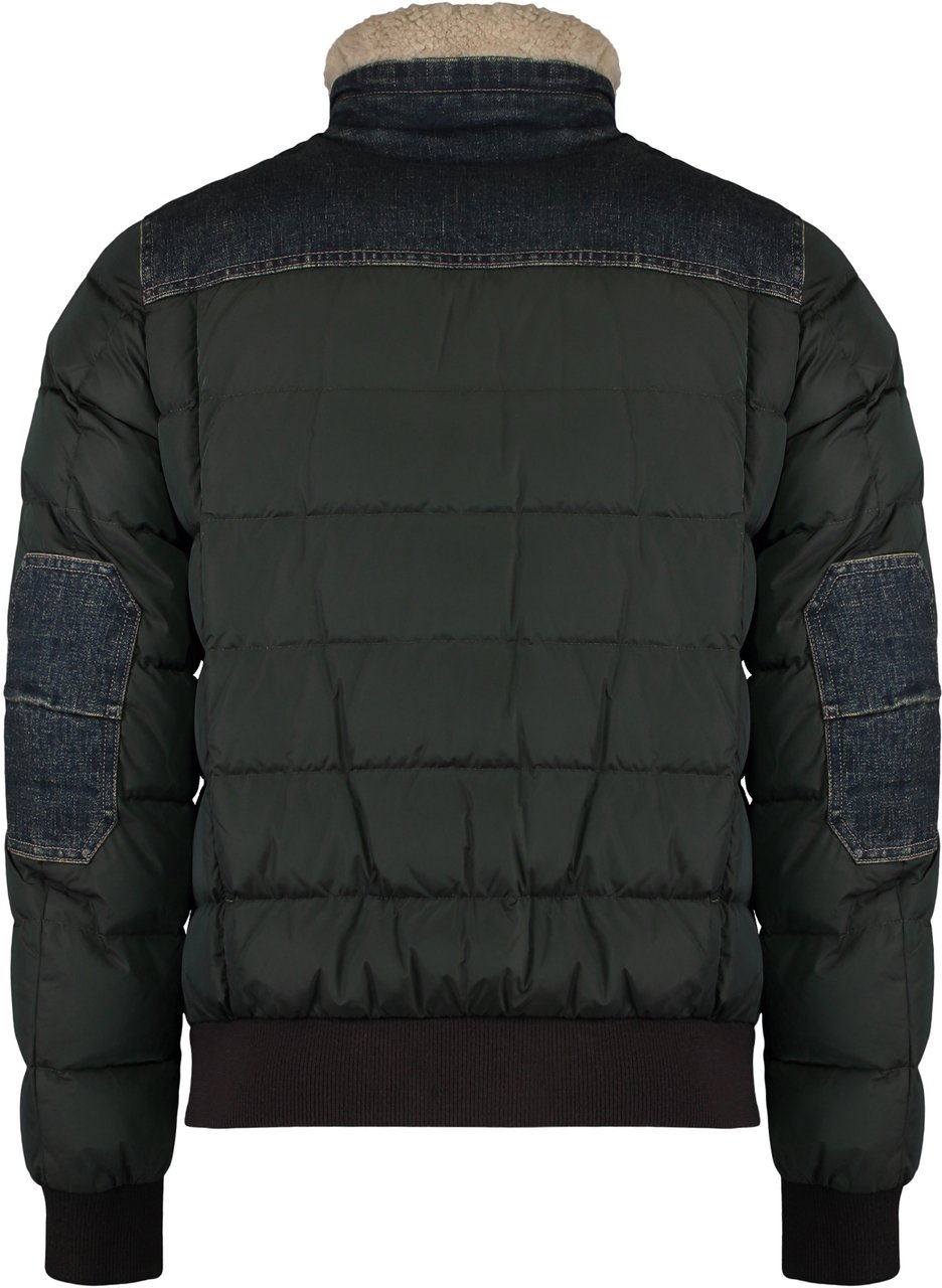 Moorer Horst bomber down jacket Groen