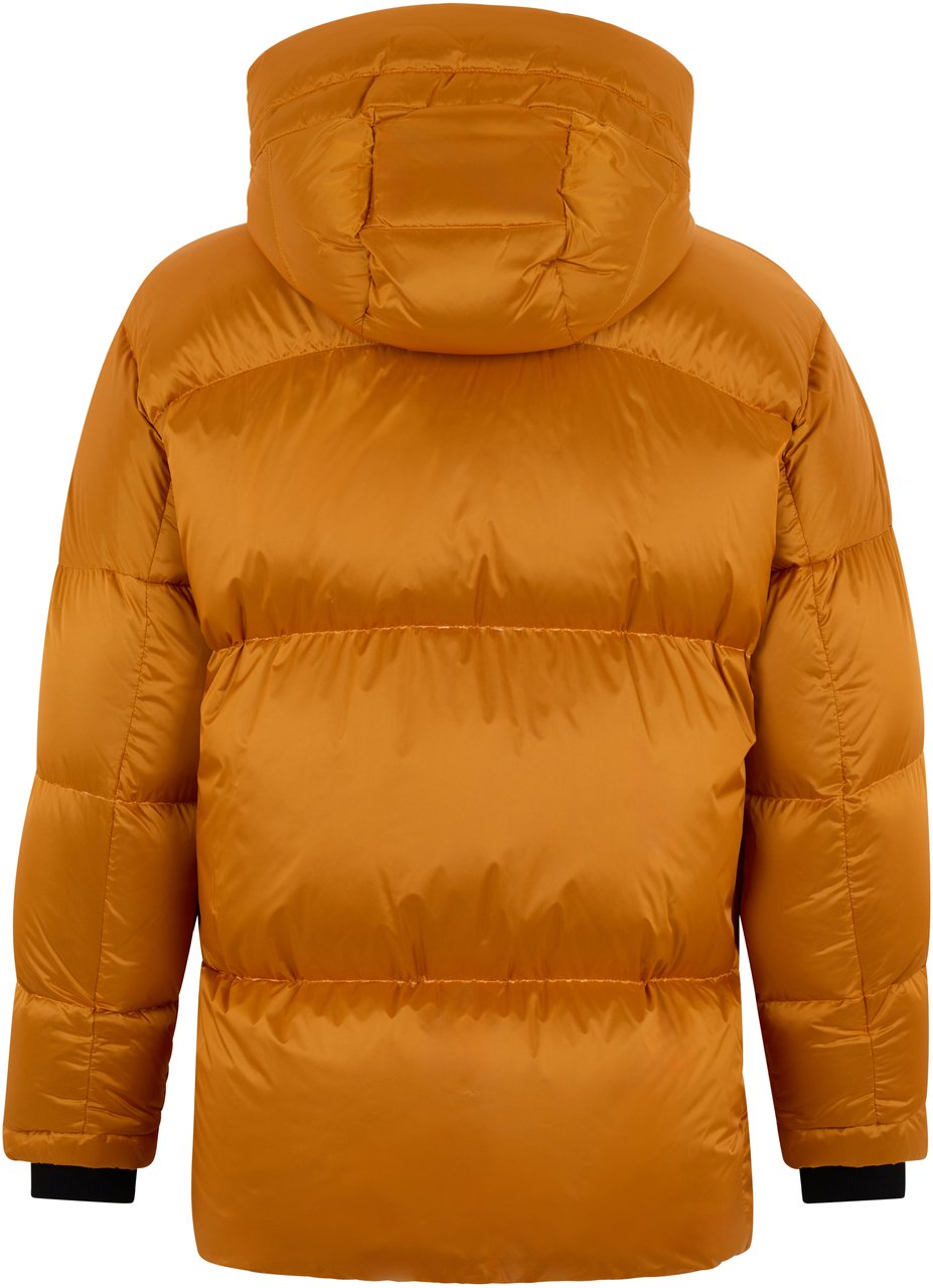 Moorer Orange padded jacket, comfortable and modern Oranje