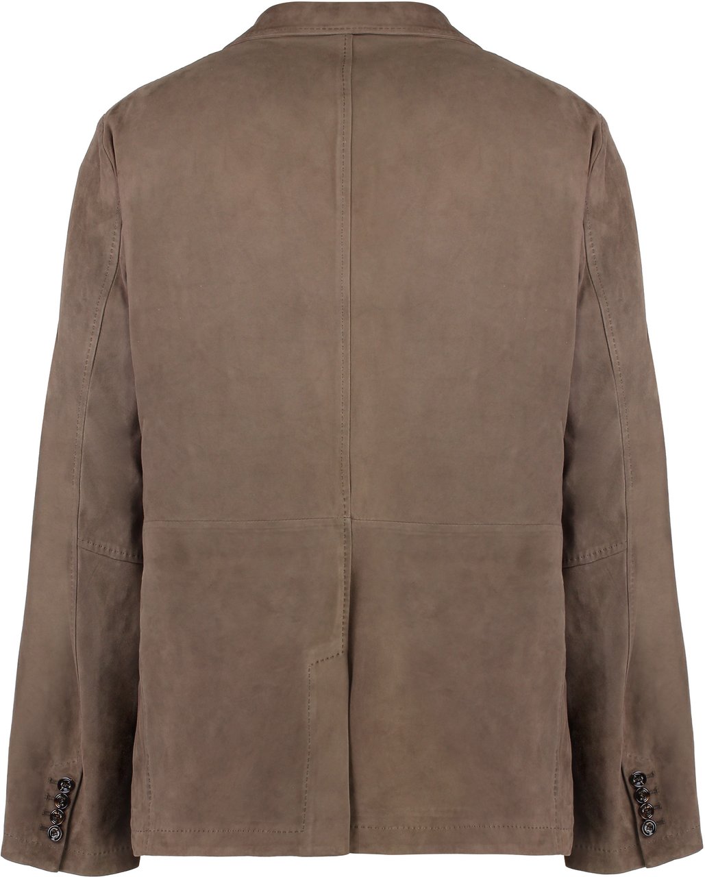 Moorer Ivan Suede jacket Grijs
