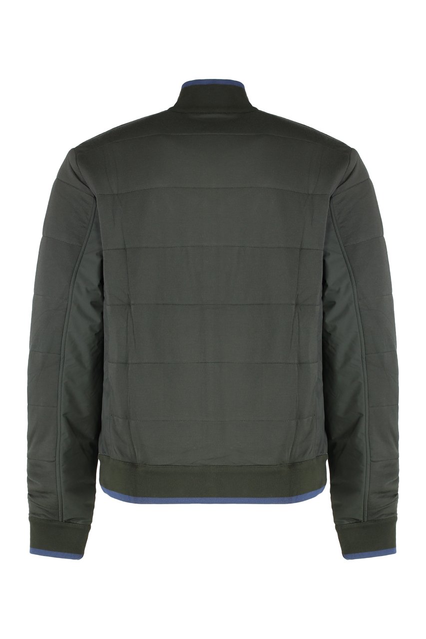 Moorer Jeremy full zip hoodie Groen