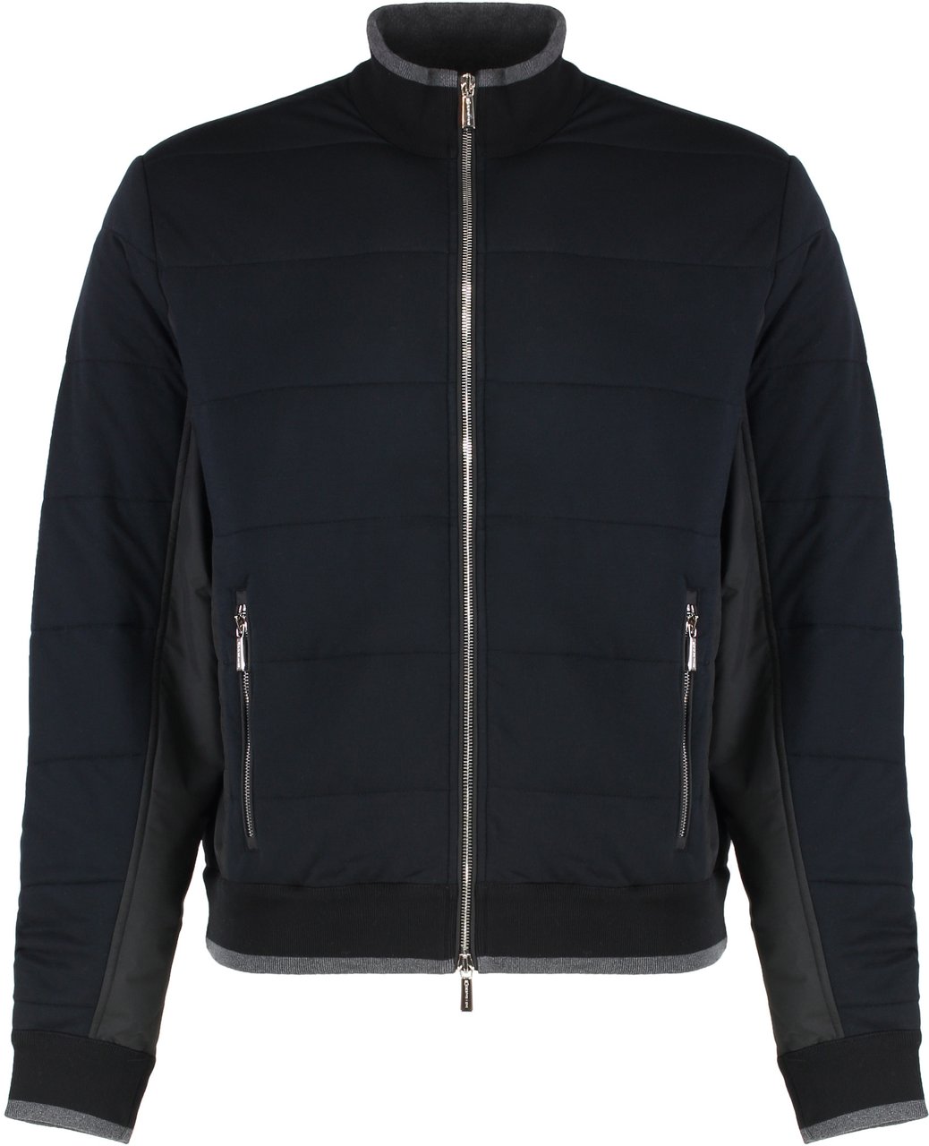Moorer Jeremy full zip hoodie Zwart