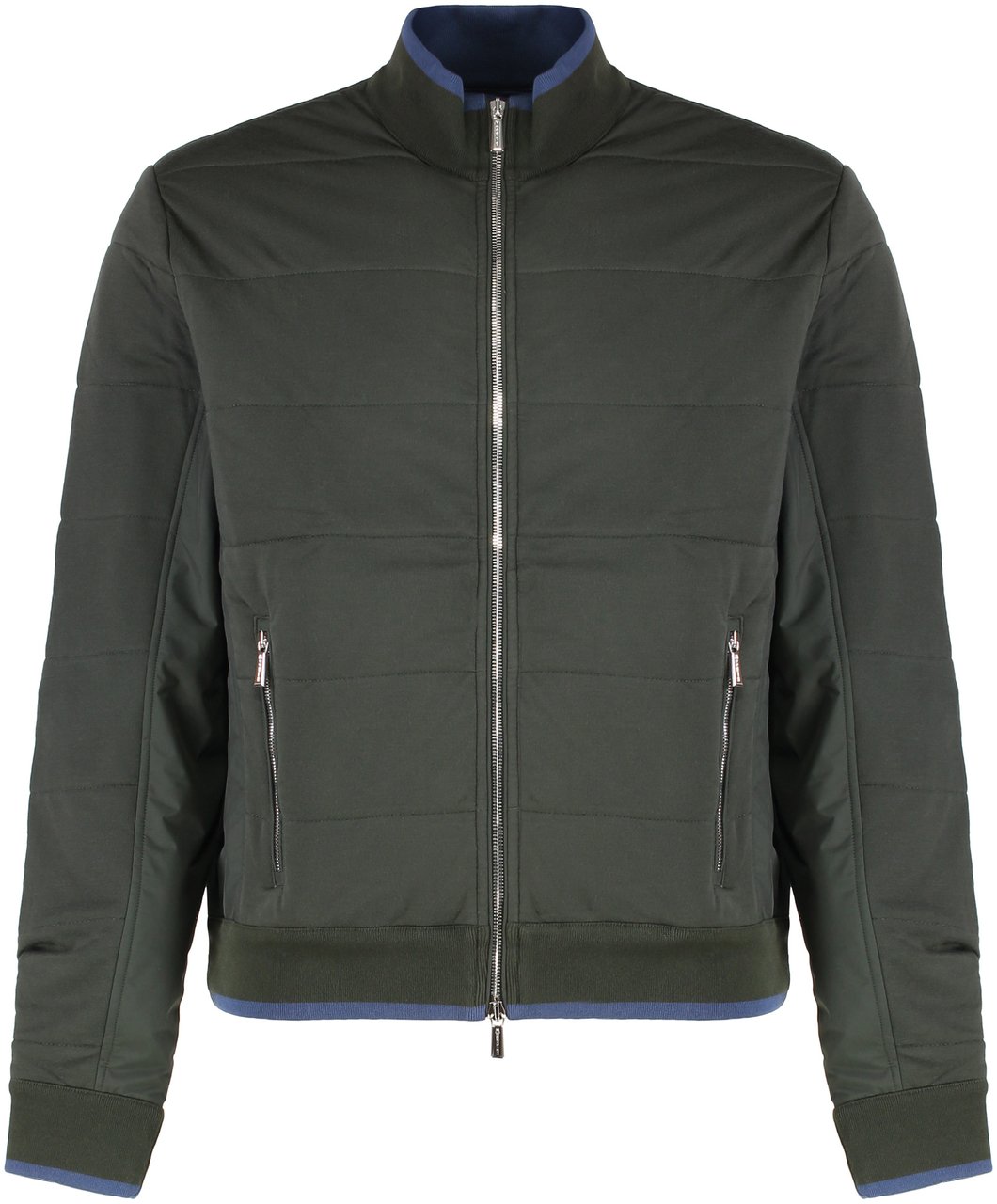 Moorer Jeremy full zip hoodie Groen