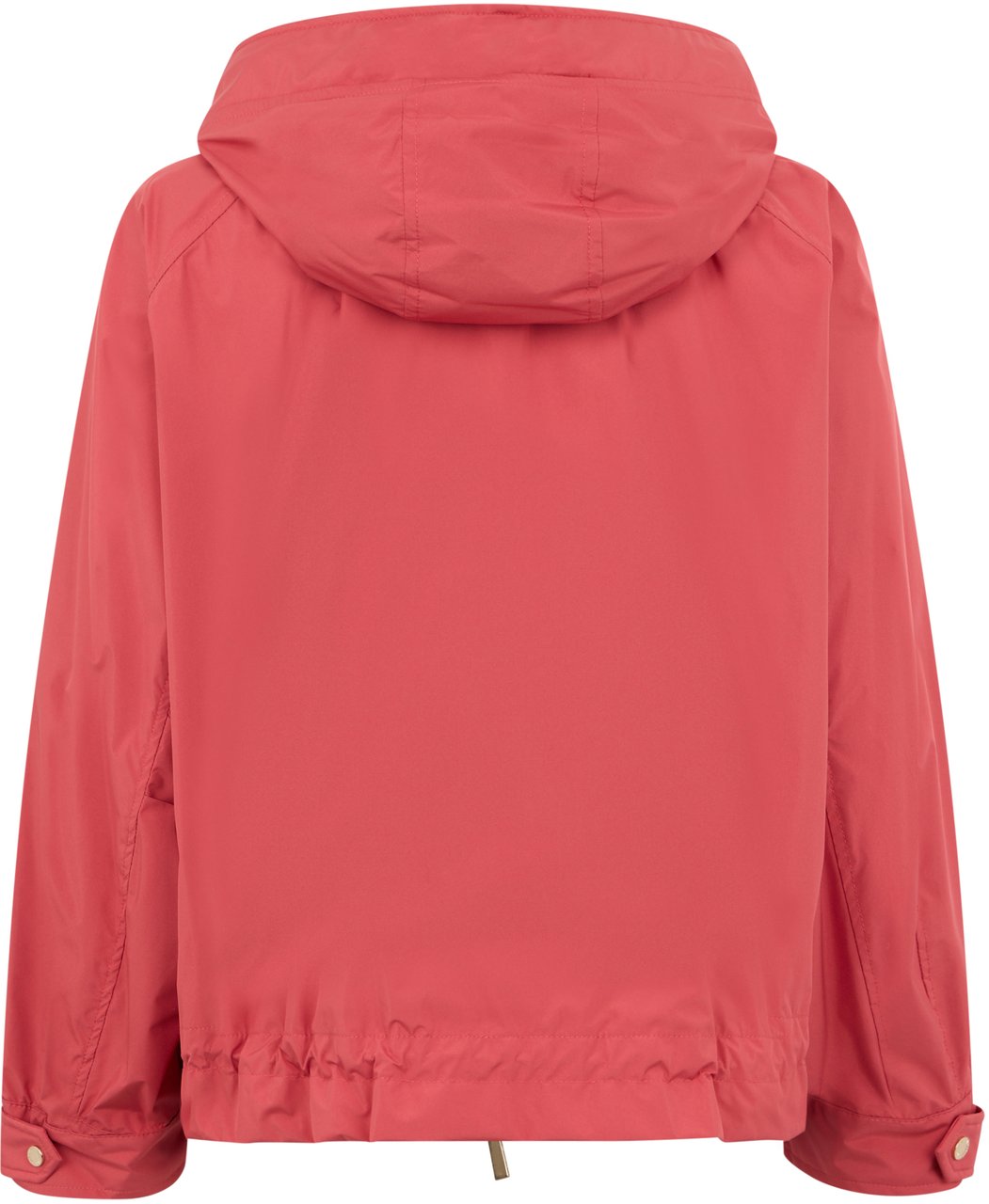 Moorer Light red jacket with hood and pockets. Rood