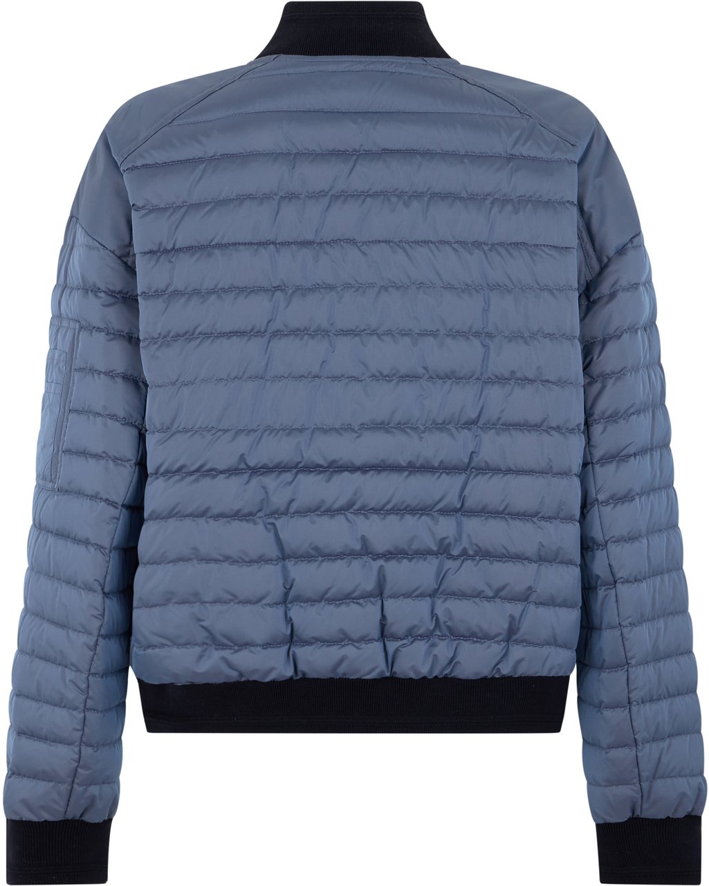 Moorer Blue puffer jacket with quilted pattern Lichtblauw